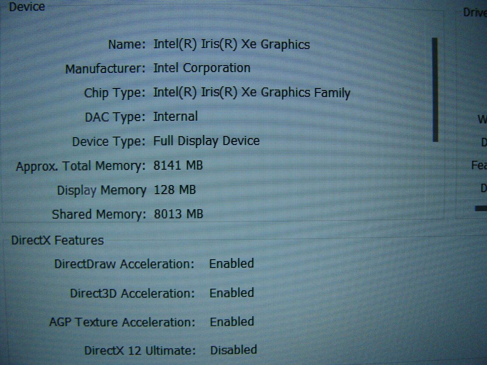 HP Laptop 15-dy2073dx Intel i7-1165G7 2.8GHz 16GB 512GB 100% Battery +Charger - Tested Computer Laptop Parts