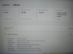 Dell Latitude 5410 14”FHD Intel Core i7-10610U 1.8GHz 8GB SSD Reset 512GB+Charge - Tested Computer Laptop Parts