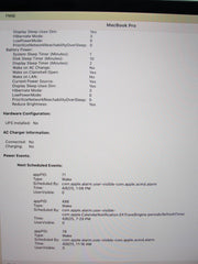 Apple Macbook Pro A 2141 MVVL2LL/A (2019)16”Retina i7-9750H 2.6GHz 32GB SSD 1TB - Tested Computer Laptop Parts