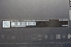 MSI Modern 14 C12M 14''FHD core i5-1235U 2.5GHz 8GB 512GB 95% Battery +Charger - Tested Computer Laptop Parts