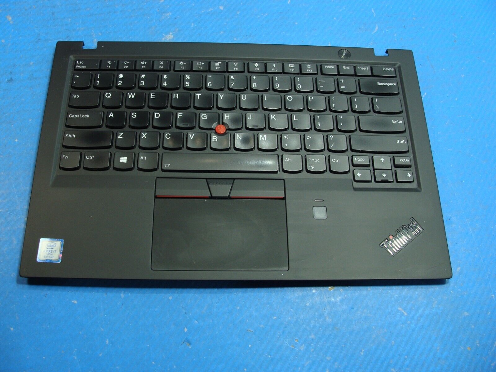 Lenovo ThinkPad X1 Carbon 6th Gen Palmrest w/TouchPad & BL Keyboard AM16R000300