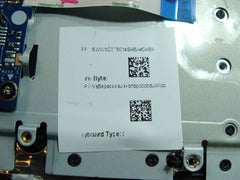 HP 15-ay125nr 15.6" Genuine Palmrest w/Touchpad Keyboard AP1O2000320 Grade A