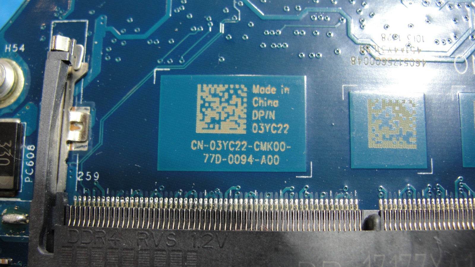 Dell Precision 15.6” 5520 i7-7700HQ 2.8GHz M1200 4GB Motherboard LA-E331P 3YC22 - Tested Computer Laptop Parts