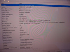 Lenovo ThinkPad X1 Carbon 6th Gen 14.0WQHD i7-8650U 1.9GHz 16GB 1TB SSD +Charger
