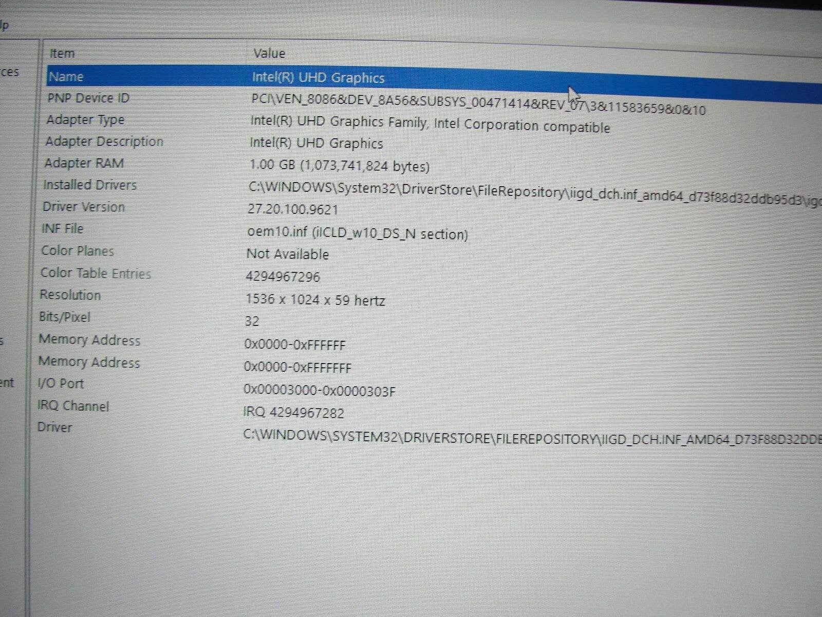 Microsoft Surface laptop Go 1943 12.4” TOUCH HD i5-1035G1 1GHz 8GB 128GB SSD - Tested Computer Laptop Parts