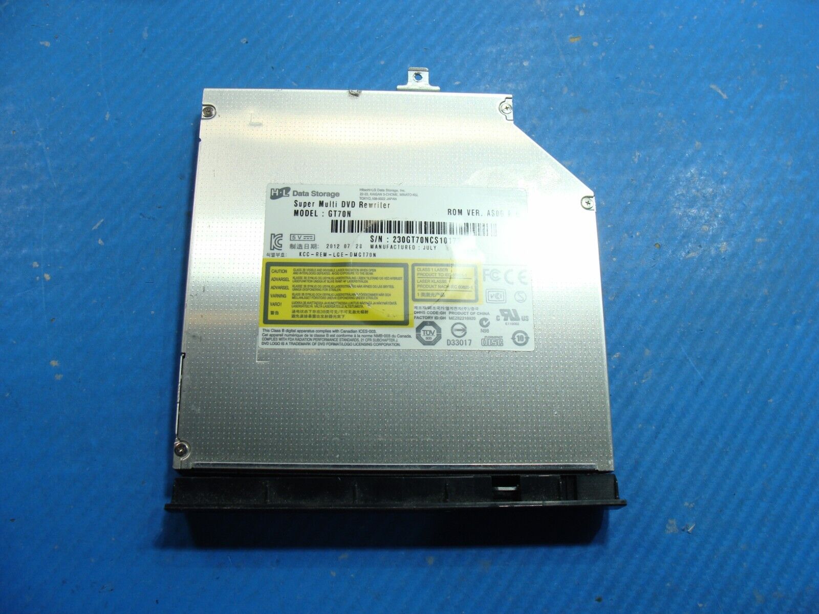 Asus 15.6” X55A Genuine Laptop Super Multi DVD Burner Drive GT70N