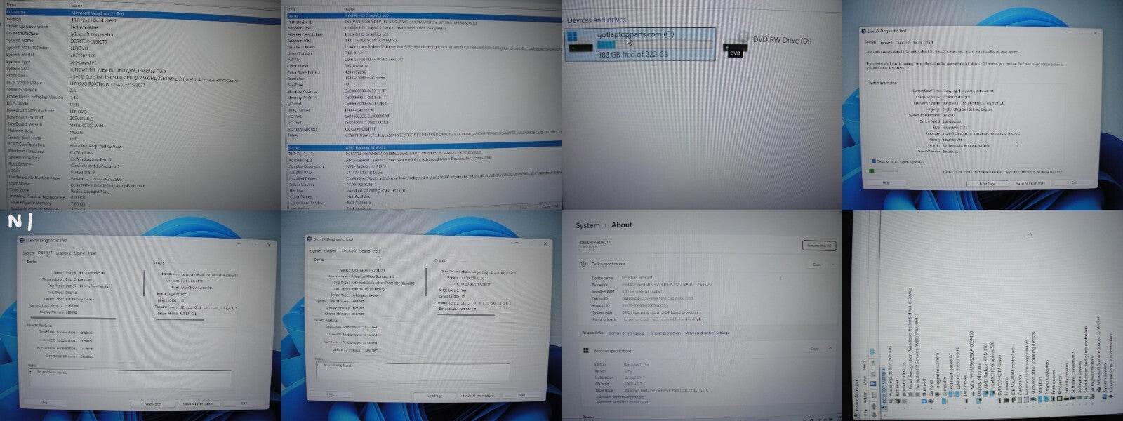 Lenovo ThinkPad E560 14” FHD Intel Core i7-6500U 2.5GHz 8GB 250GB SSD +Cgarger - Tested Computer Laptop Parts