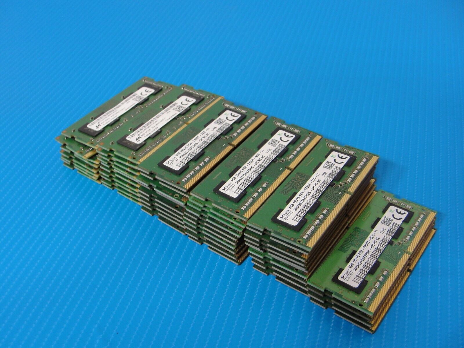 LOT of 52 4GB PC4-2400 DDR4 DDR4 Memory RAM SKHynix Micron