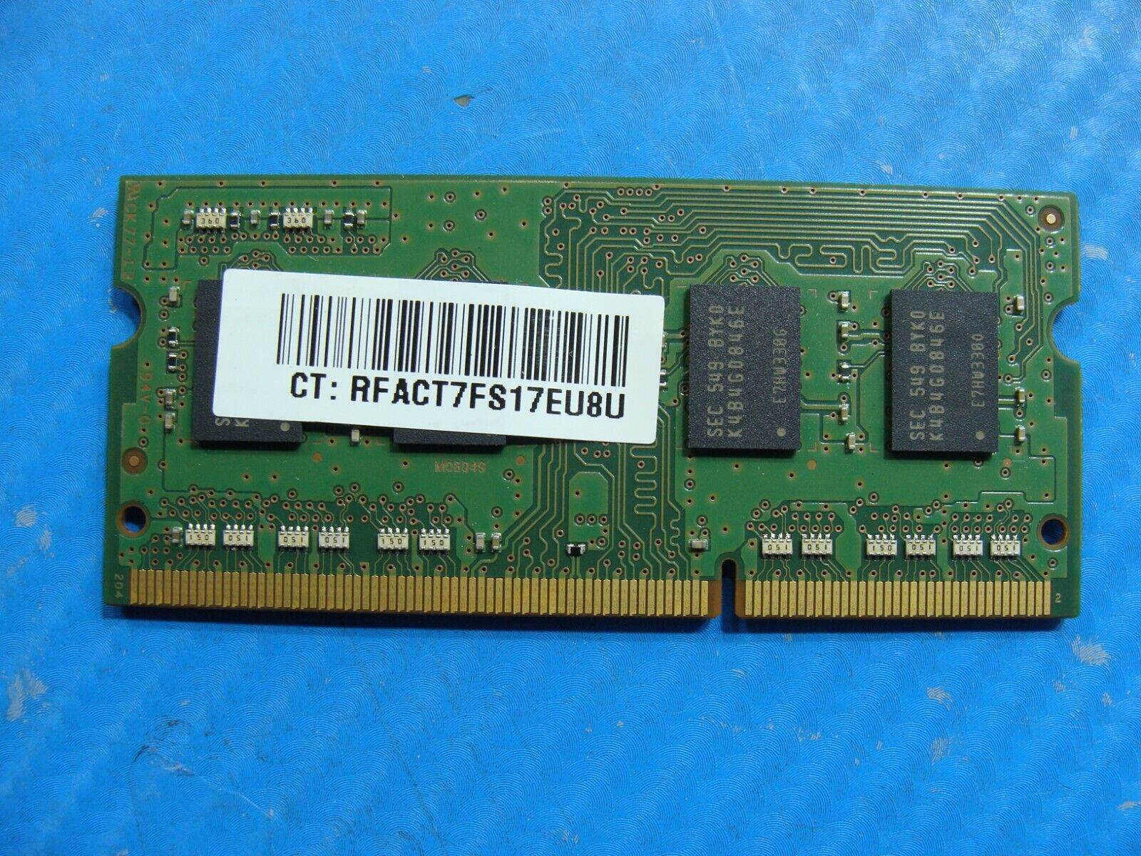 HP 15-ab293cl Samsung 4GB 1Rx8 PC3L-12800S Memory RAM SO-DIMM M471B5173EB0-YK0 - Tested Computer Laptop Parts
