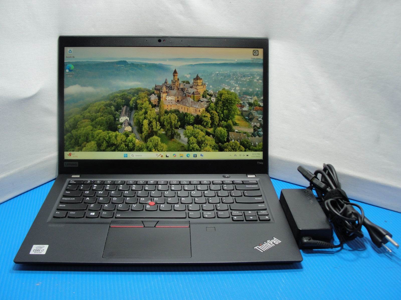 Lenovo ThinkPad T14s 14” FHD Intel Core i7-10510U 1.8GHz 16GB 512GB SSD - Tested Computer Laptop Parts