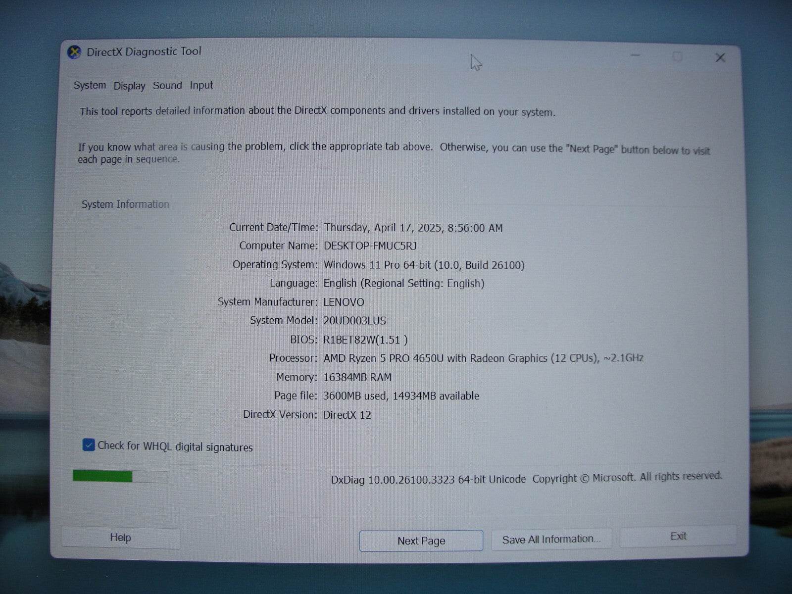 Lenovo ThinkPad T14 Gen 1 14”TOUCH FHD AMD Ryzen 5 Pro 4650U 2.1GHz 16GB 256GB - Tested Computer Laptop Parts