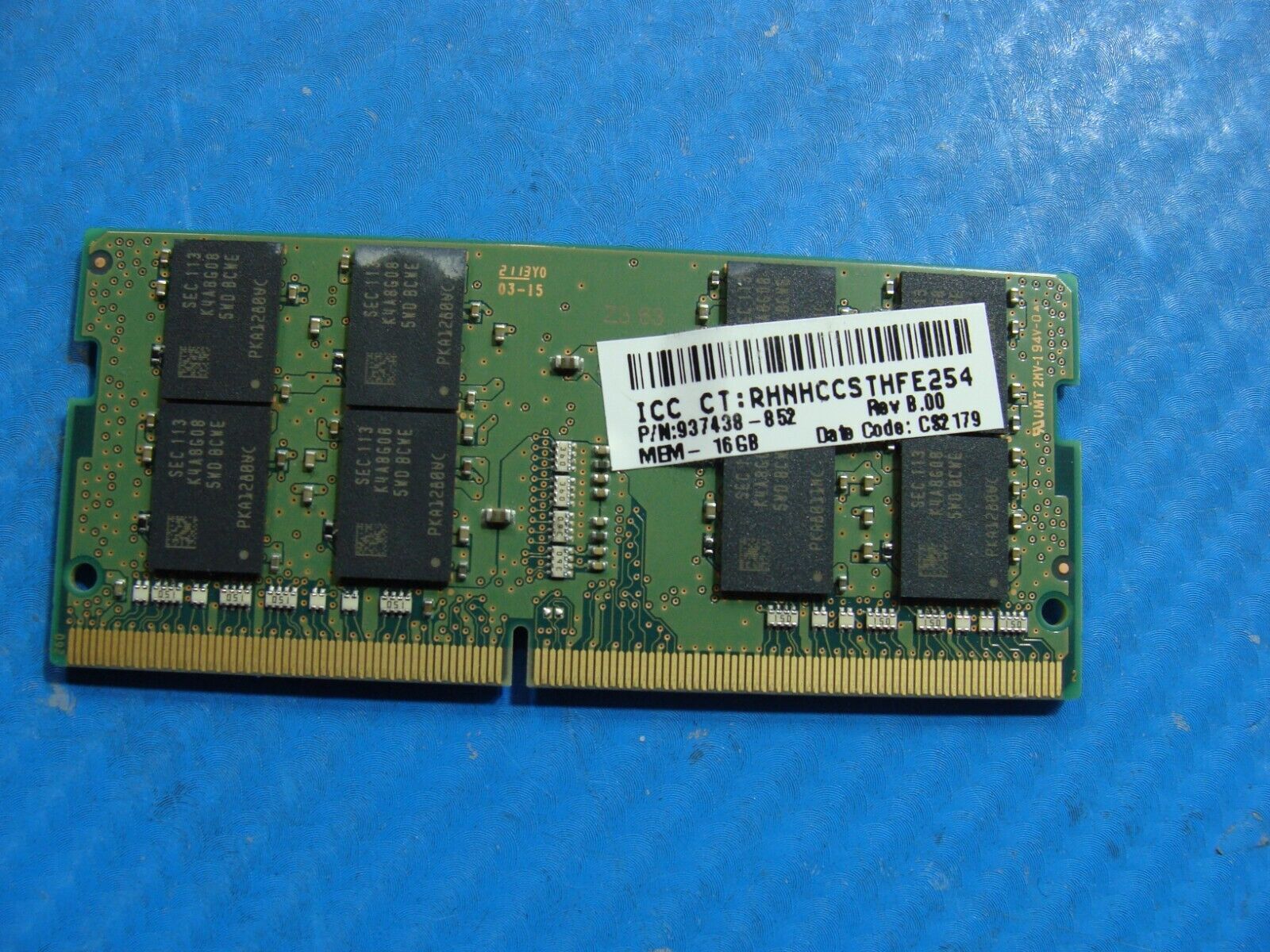 HP 840 G7 Samsung 16GB 2Rx8 PC4-3200AA SO-DIMM Memory RAM M471A2K43DB1-CWE