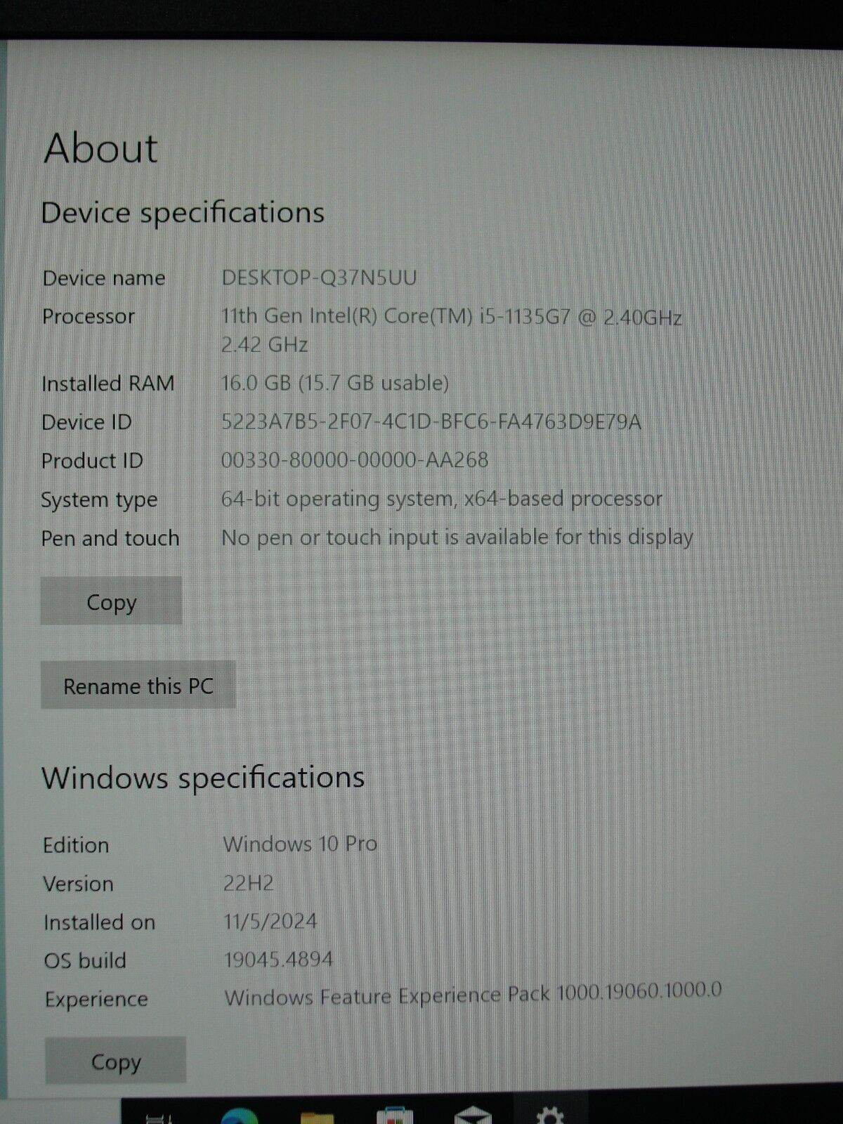 Lenovo ThinkPad E14s Gen 2i 14” Core i5-1135G7 2.4GHz 16GB 512GB SSD+ Carger - Tested Computer Laptop Parts