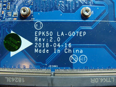 HP 15-da0033wm 15.6" Genuine Laptop Intel i3-8130U 2.2GHz Motherboard L20374-601