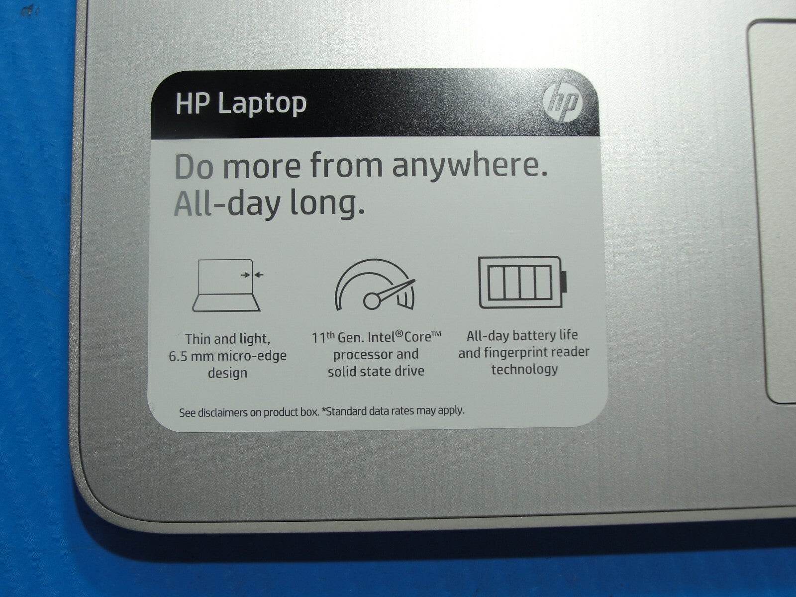 HP 14-dq2053cl 14” FHD Intel Core i3-1125G4 2.6GHz 8GB 256GB SSD+Charger - Tested Computer Laptop Parts