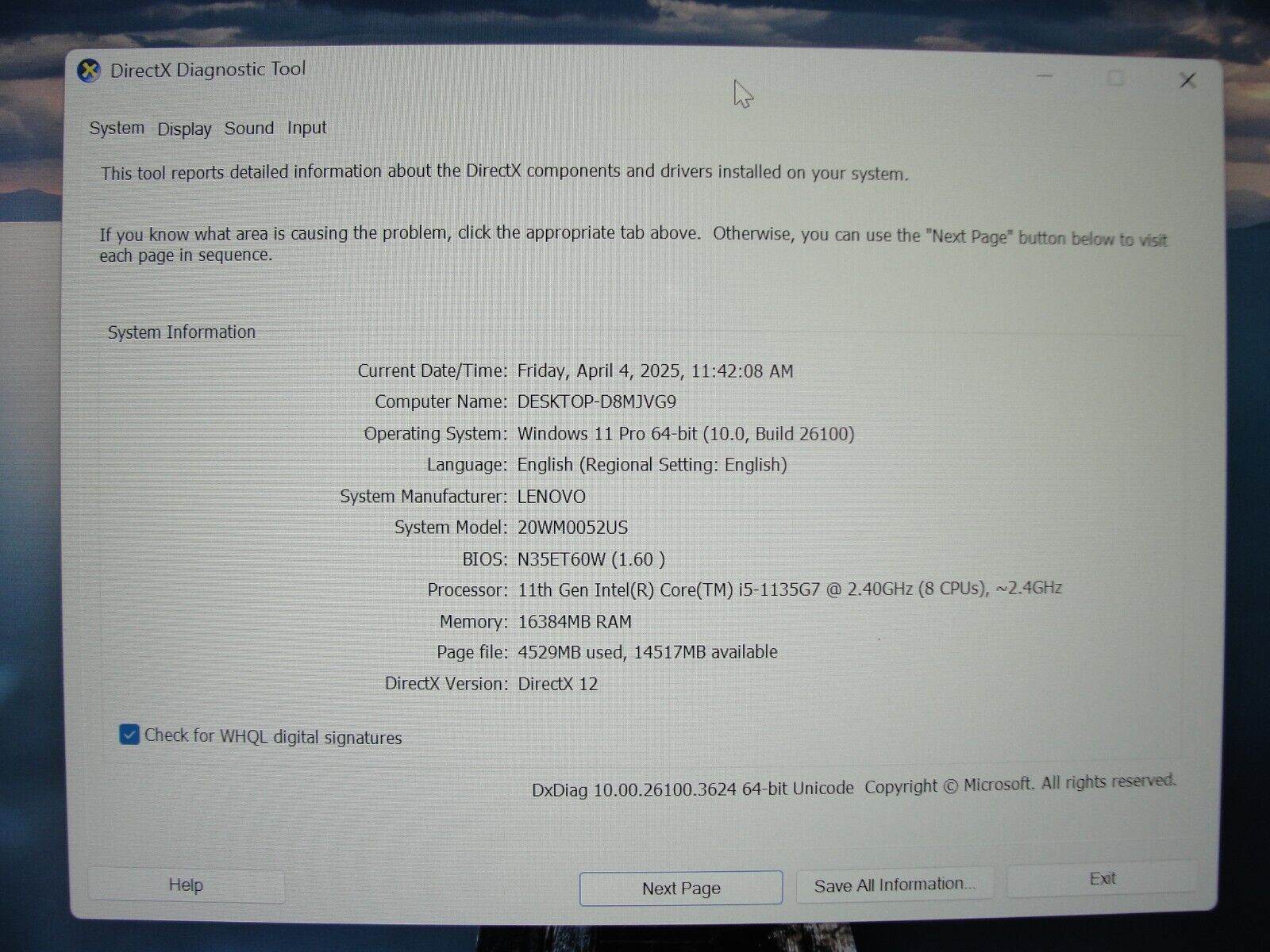 Lenovo ThinkPad T14s Gen 2i 14” FHD Intel Core i5-1135G7 2.4GHz 16GB SSD 512GB - Tested Computer Laptop Parts
