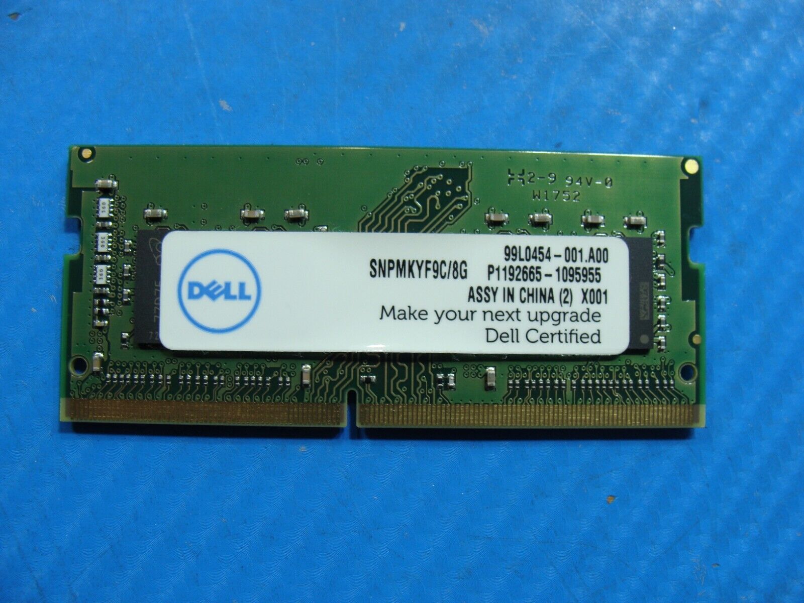 Dell 5580 Kingston 8GB 1Rx8 PC4-2400T Memory RAM SO-DIMM KMKYF9-MID