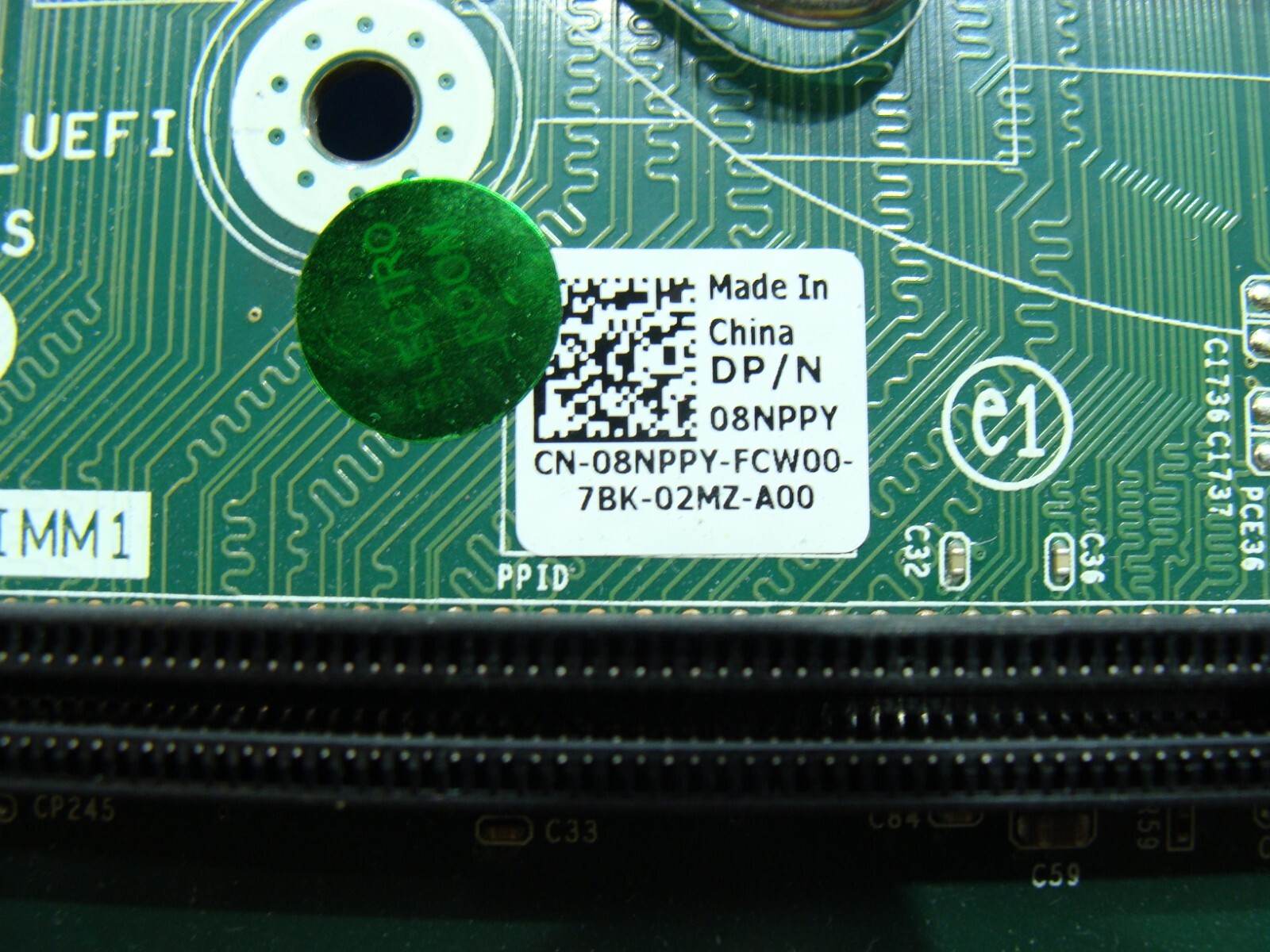 Dell OptiPlex 3050 SFF Genuine Desktop Intel Motherboard 8NPPY - Tested Computer Laptop Parts