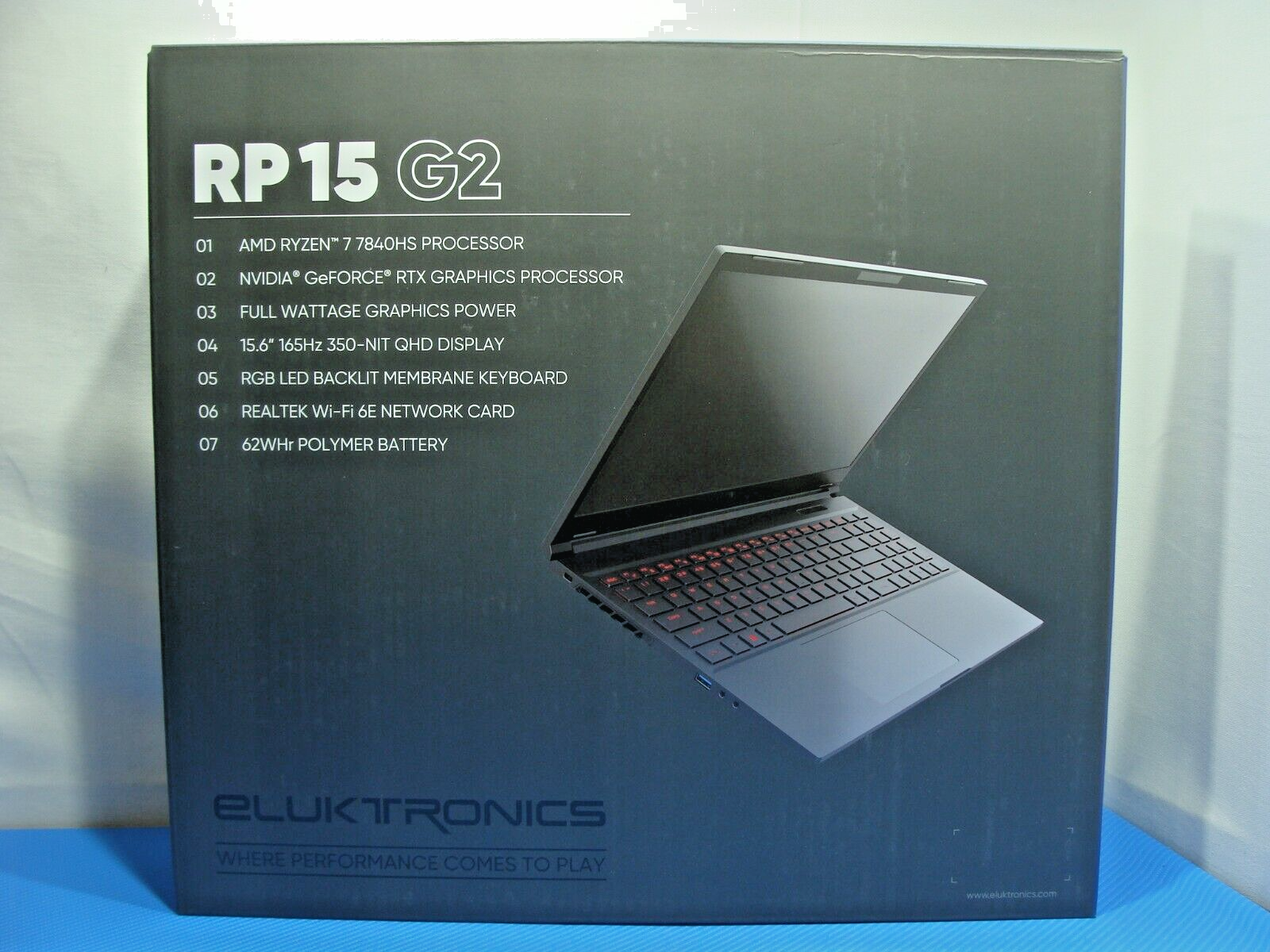 Eluktronics RP-15 G2 Gaming Laptop 15.6