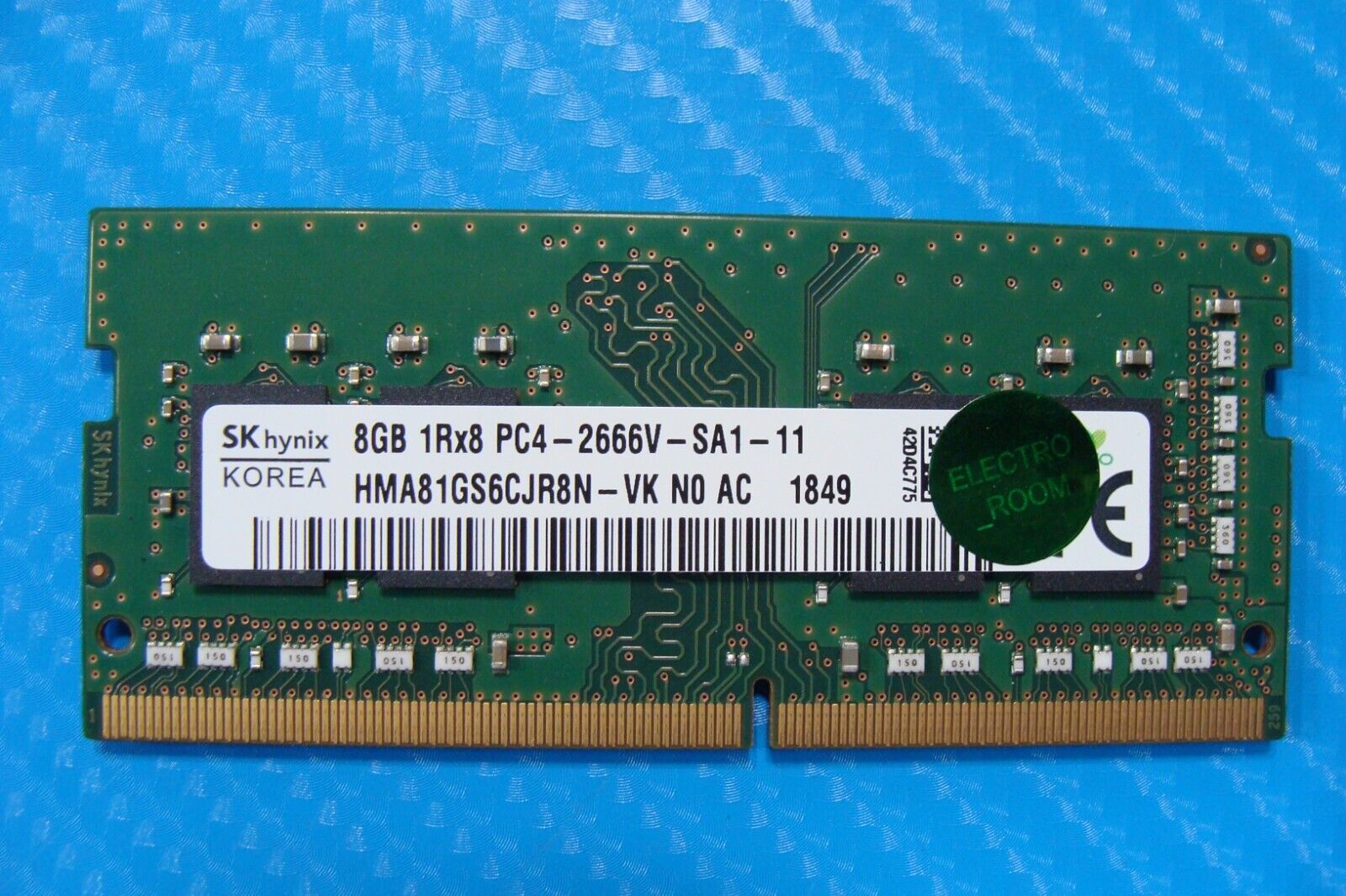 Lenovo E580 SK Hynix 8GB 1Rx8 PC4-2666V Memory RAM SO-DIMM HMA81GS6CJR8N-VK