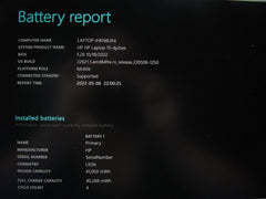 HP 15-DY2035TG 15.6”FHD Intel Core i3-1125G4 2GHz 8GB 256GB SSD + Charger - Tested Computer Laptop Parts