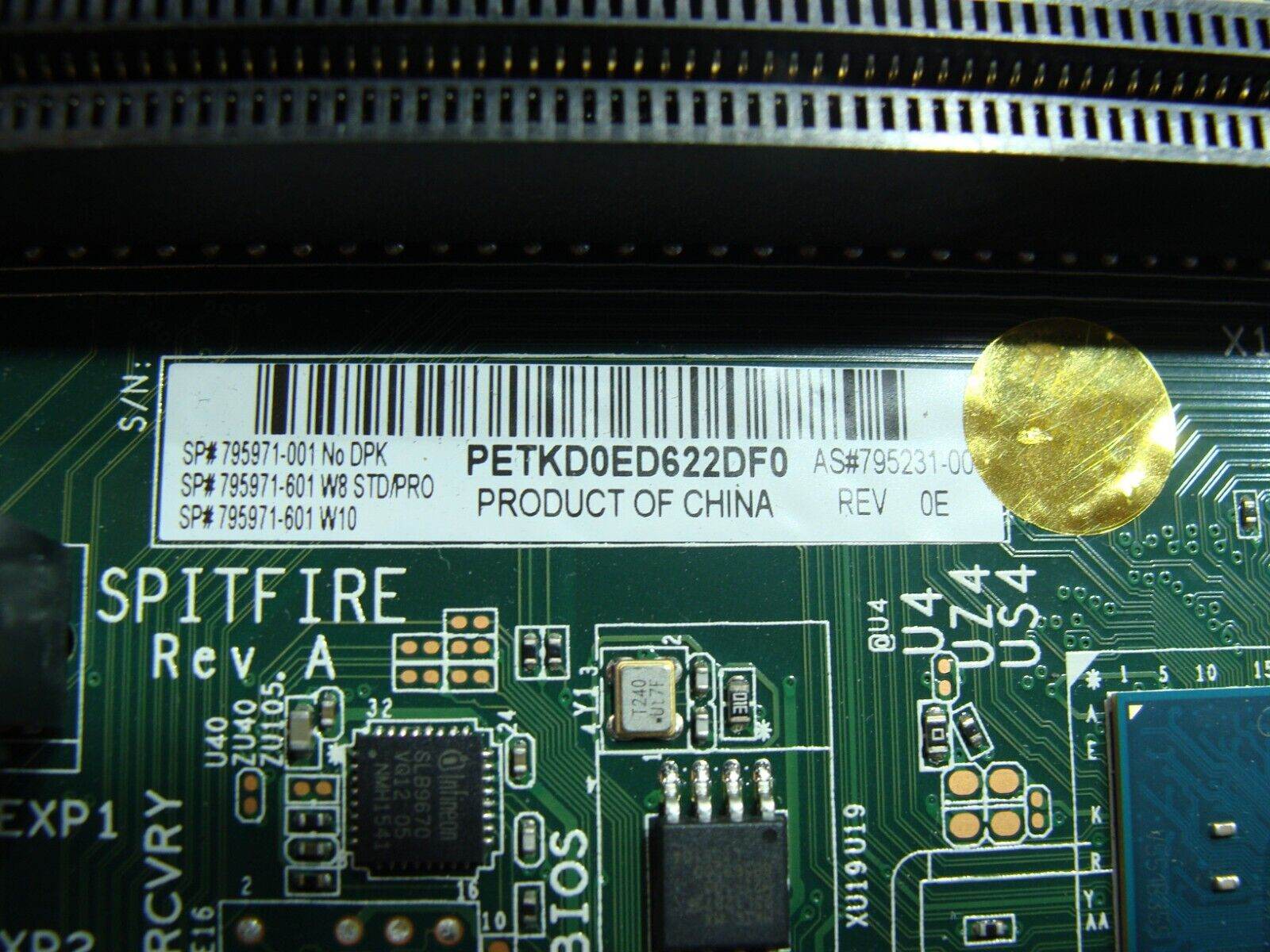 HP ProDesk 600 G2 SFF Desktop Intel Motherboard 795971-001 795971-601 - Tested Computer Laptop Parts