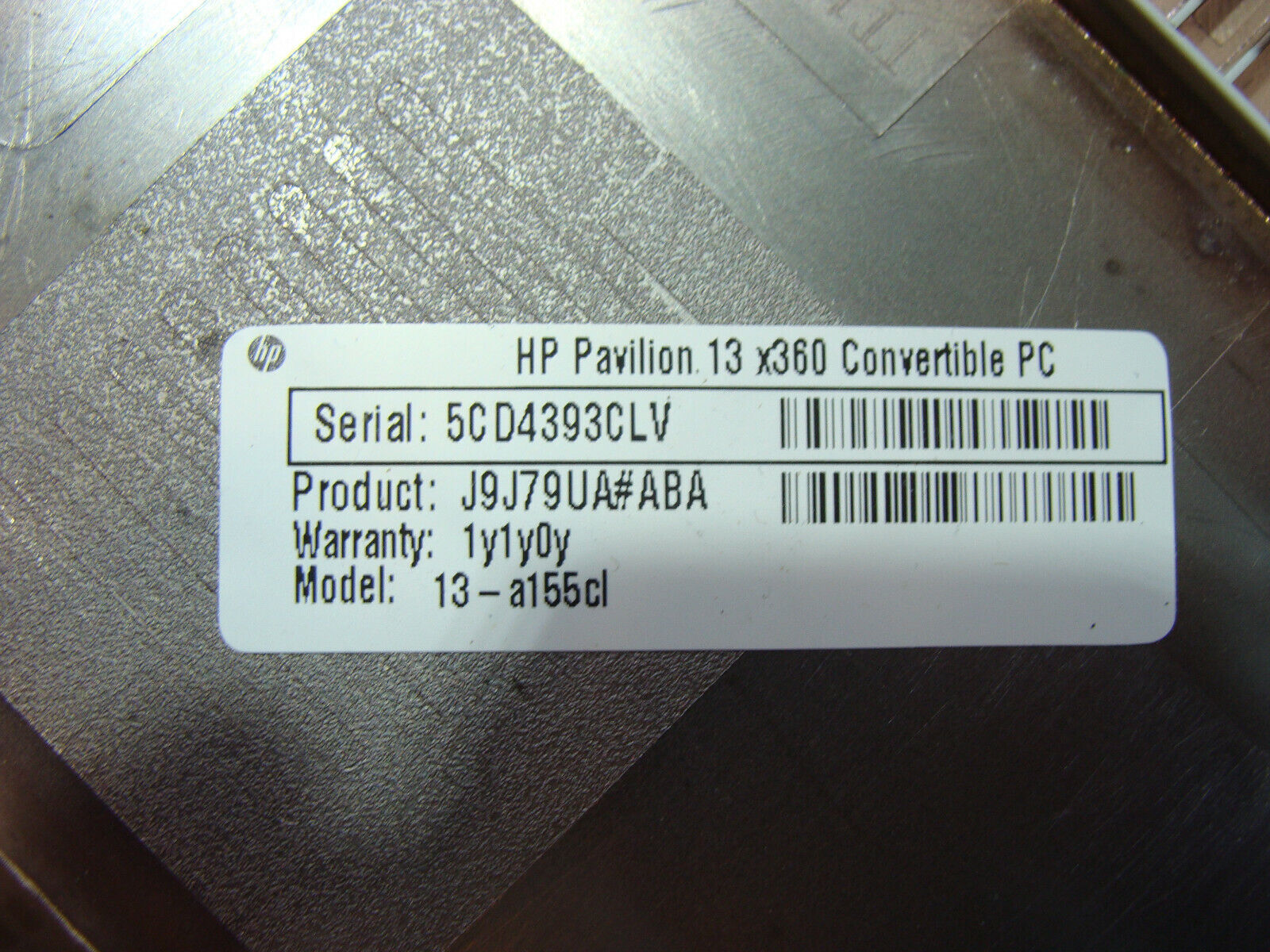 HP Pavilion x360 13-a155cl 13.3