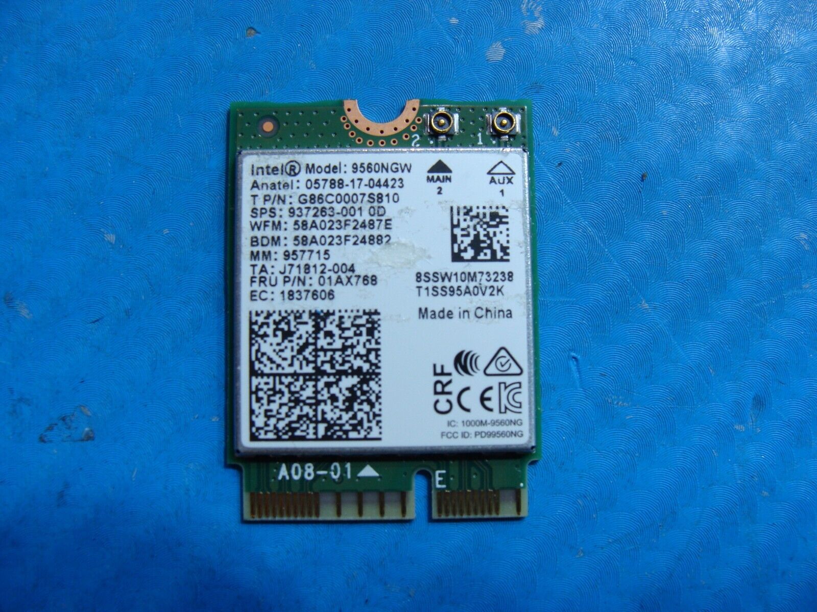 HP Envy x360 15.6” 15-dr0013nr Genuine Laptop Wireless WiFi Card 9560NGW 01AX768