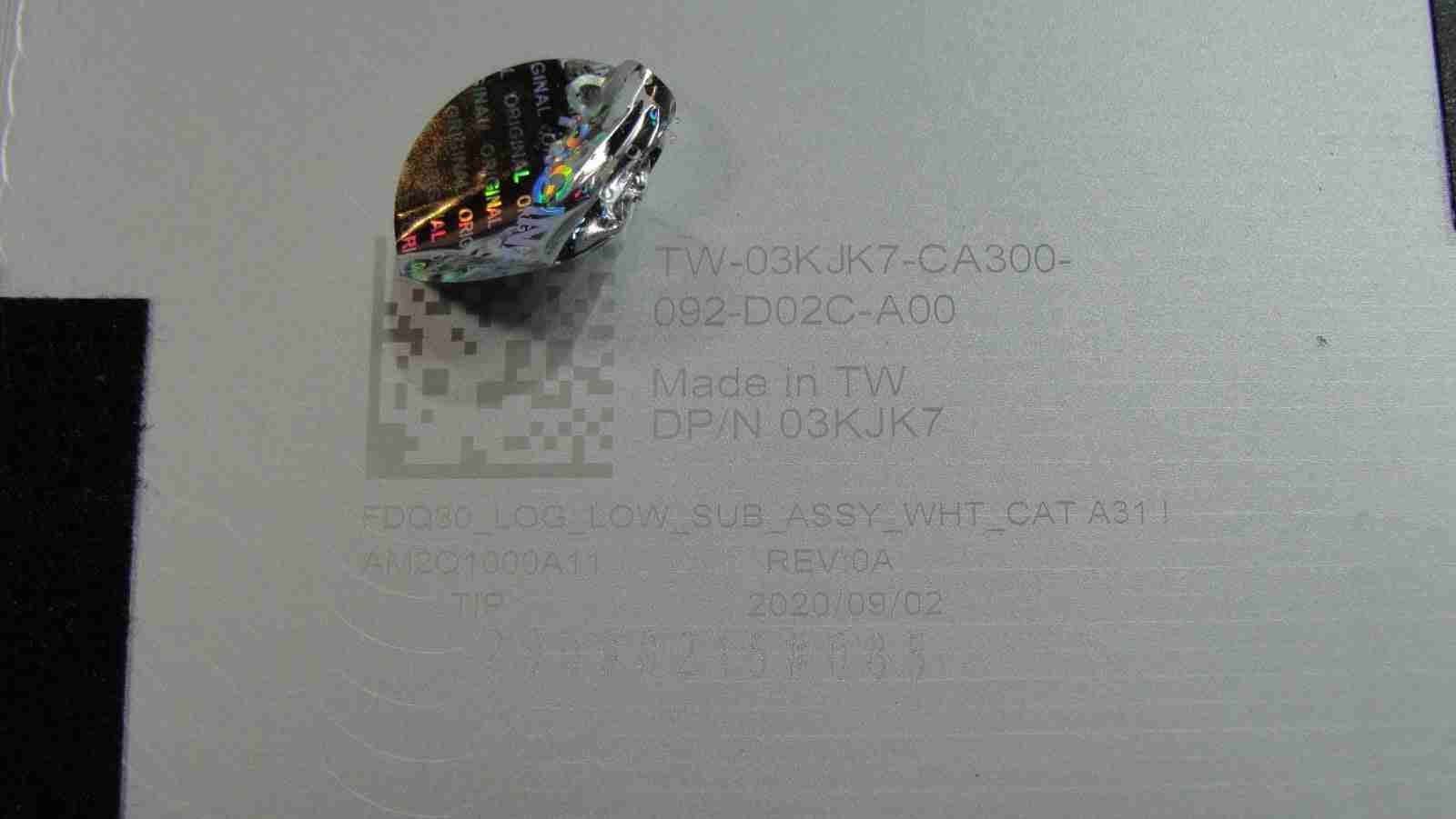 Dell XPS 13.4” 13 9300 Genuine Laptop Bottom Case 3KJK7 AM2Q1000A11 - Tested Computer Laptop Parts