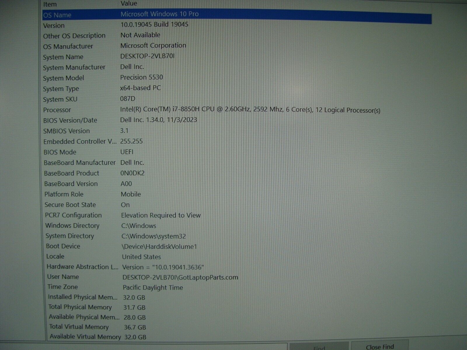 Dell Precision 5530 15.6