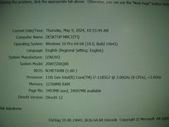 Lenovo ThinkPad T14 Gen 2i 14"FHD vPRO i7-1185G7 32GB 1TB 99% Battery WRTY2025