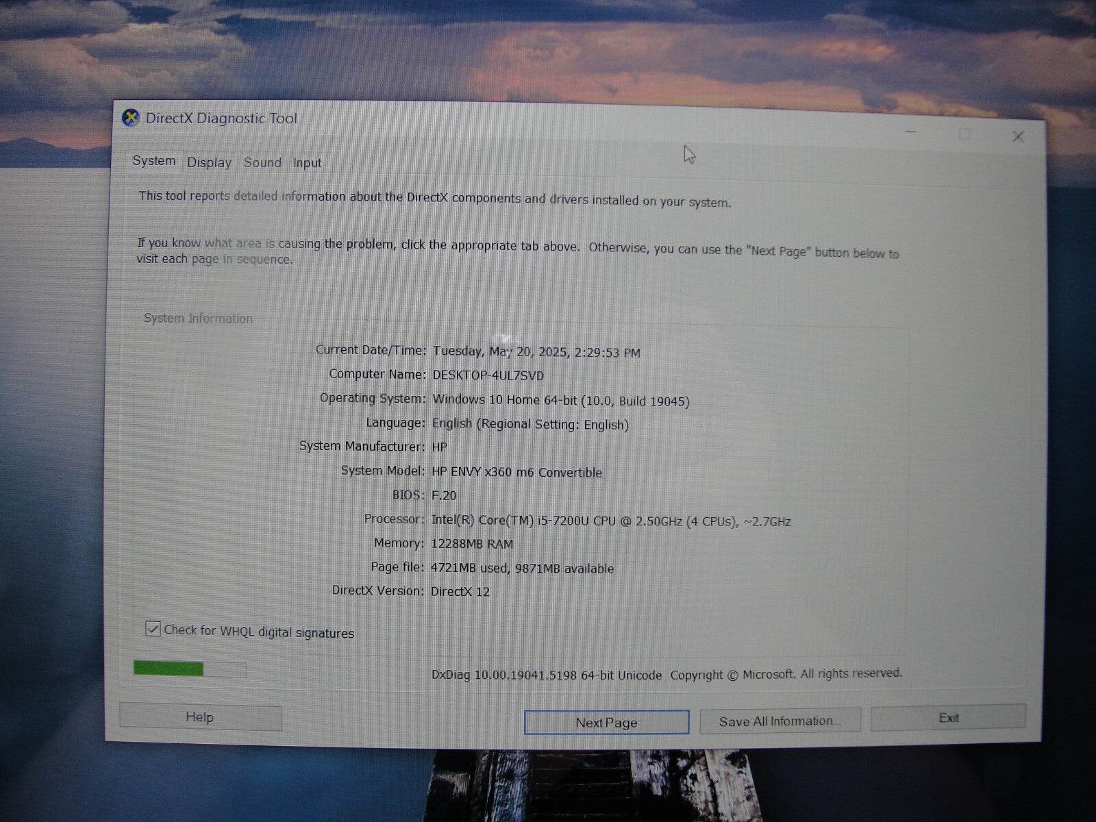 HP Envy x360 m6-aq103dx 15.6” TOUCH FHD Intel Core i5-7200U 2.5GHz 12GB 1TB HDD - Tested Computer Laptop Parts