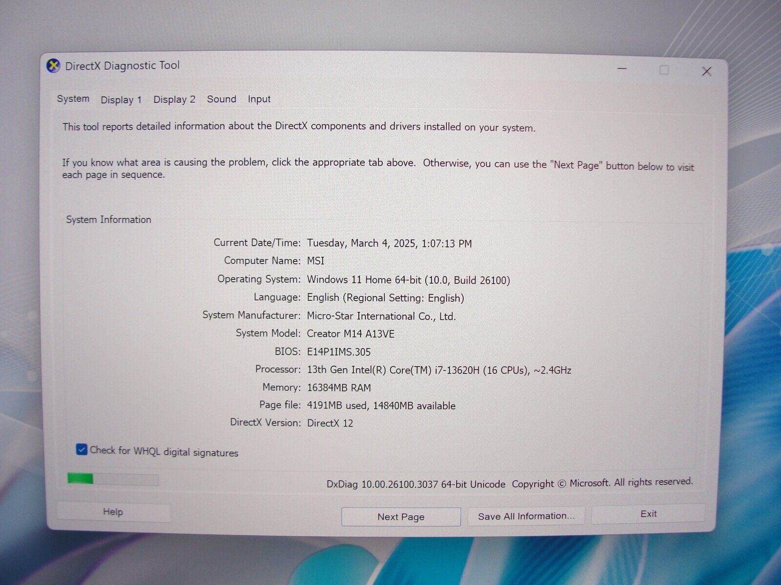 MSi Creator M14 A13VE 14”WUXGA i7 13th Gen 2.4GHz 16GB SSD 1TB NVIDIA RTX 4050 - Tested Computer Laptop Parts