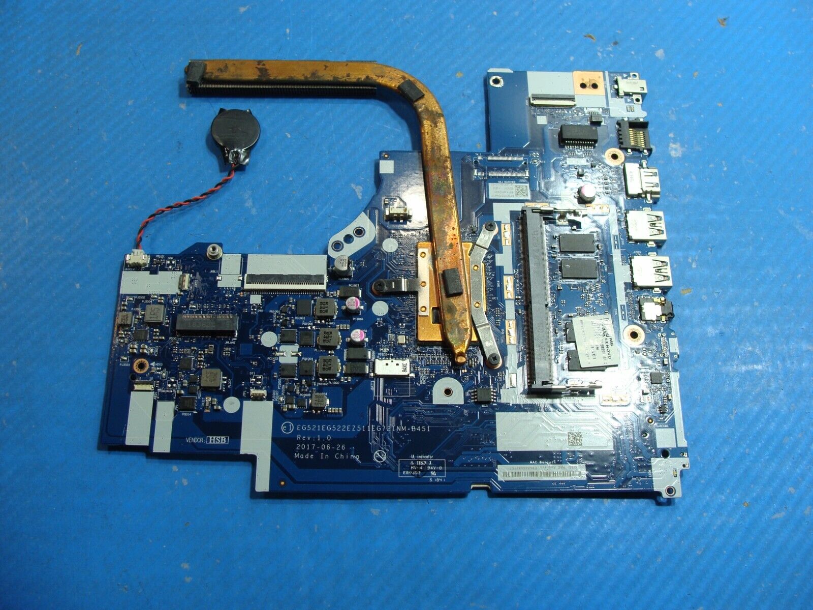 Lenovo IdeaPad 15.6” 330 Series Intel i3-8130U 2.2GHz Motherboard 5B20R19898