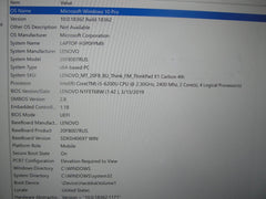 Lenovo ThinkPad X1 Carbon 4th Gen 14” FHD Core i5-6200U 2.3GHz 8GB 256GB SSD - Tested Computer Laptop Parts