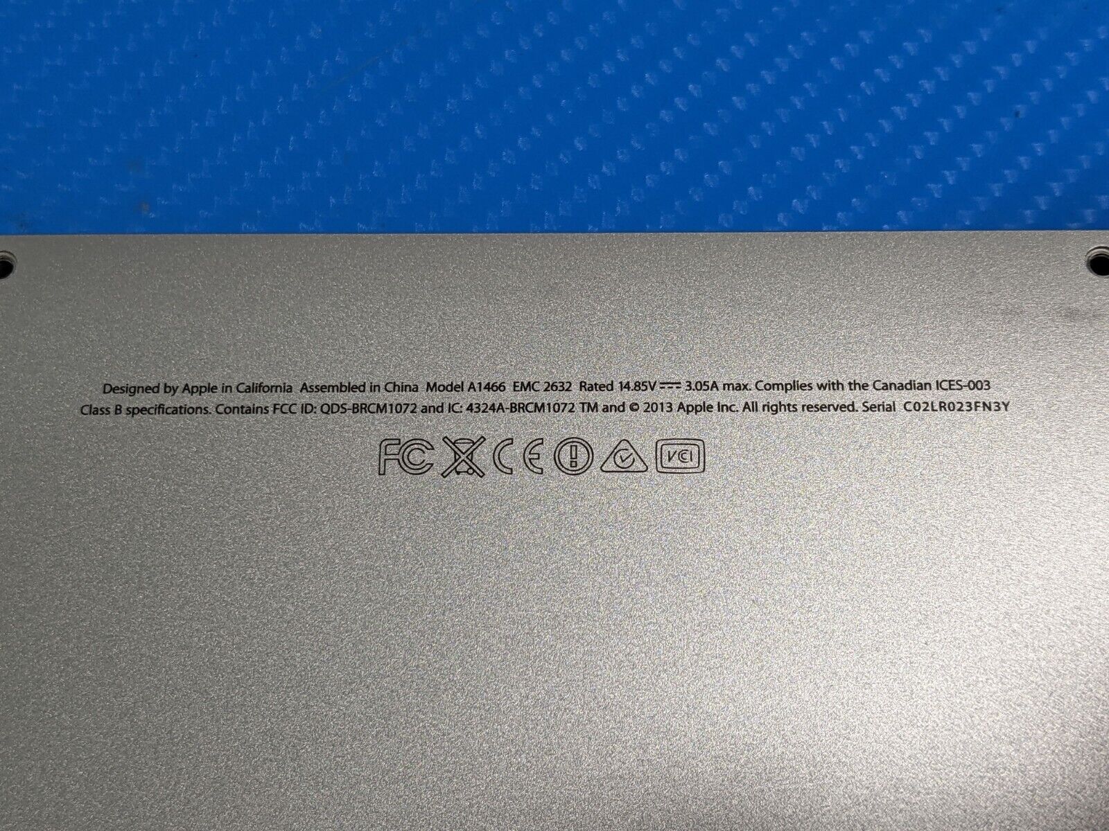 MacBook Air A1466 Mid 2013 MD760LL/A MD761LL/A 13