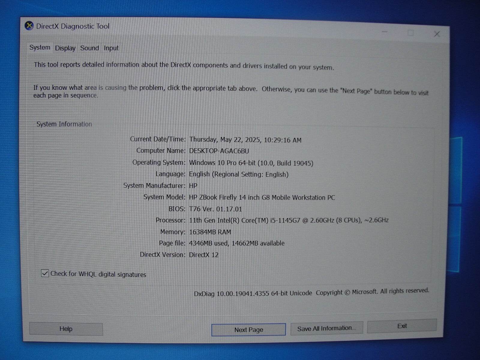 HP ZBook Firefly G8 14”FHD Intel Core i5-1145G7 2.6GHz 16GB 256GB+Charger - Tested Computer Laptop Parts