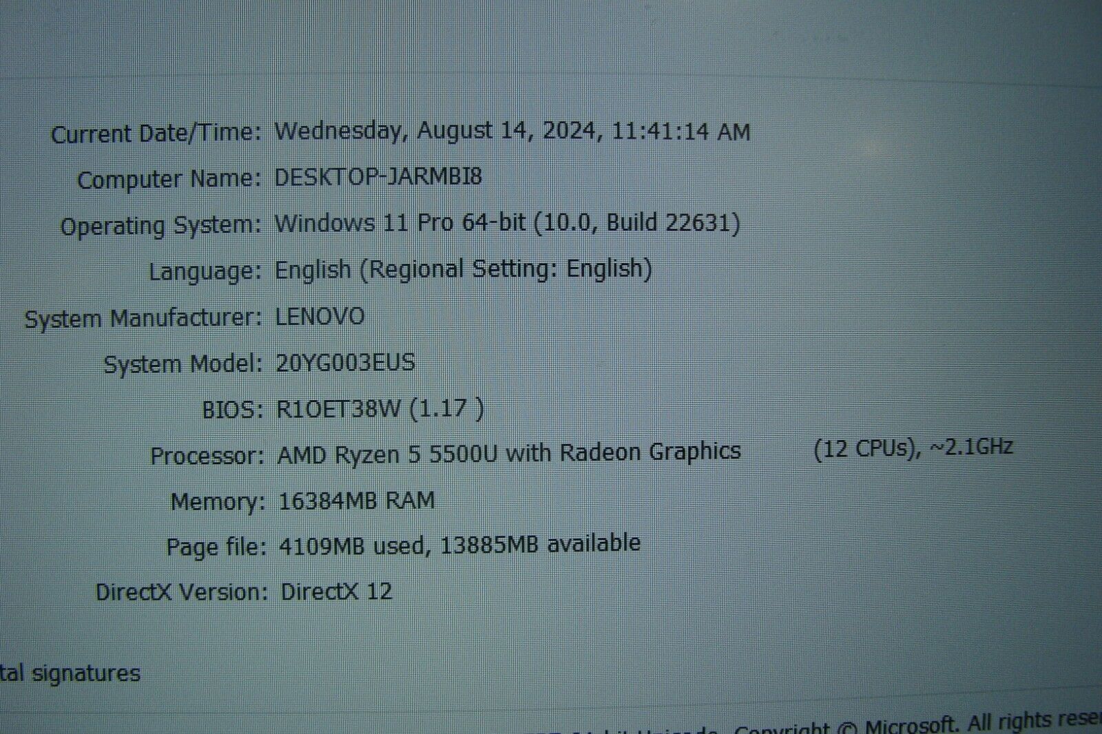 Lenovo ThinkPad E15 Gen3 15.6