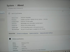 HP EliteBook 840 G7 14” FHD Intel Core i7-10610U 1.8GHz 8GB 256GB SSD + Charger - Tested Computer Laptop Parts