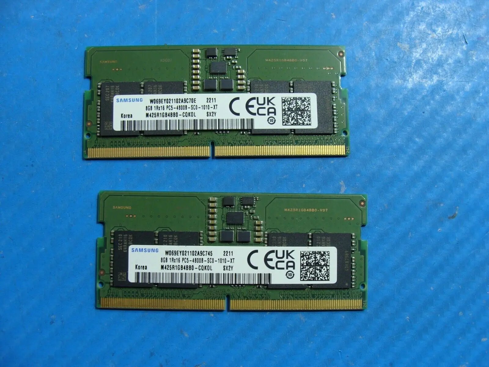 HP 16-n0033dx Samsung 16GB 2x8GB PC5-4800B SO-DIMM Memory RAM M425R1GB4BB0-CQK0L