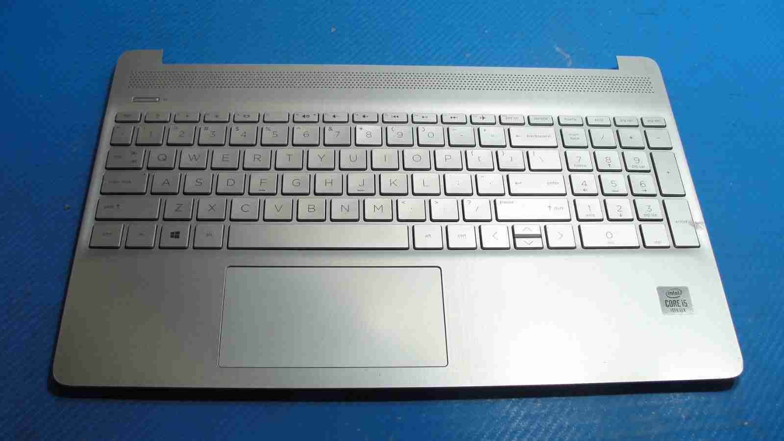 HP 15.6” 15-dy1043dx Genuine Palmrest w/TouchPad Keyboard & Speakers 2E0P5KA08L0 - Tested Computer Laptop Parts