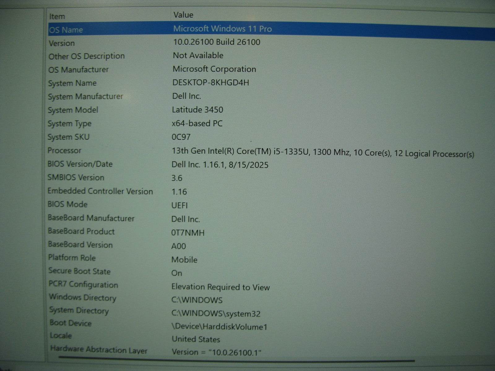 Dell Latitude 3450 14”FHD i5-1335U 1.3GHz 16GB 256GB +PA Warranty 08/2027 - Tested Computer Laptop Parts