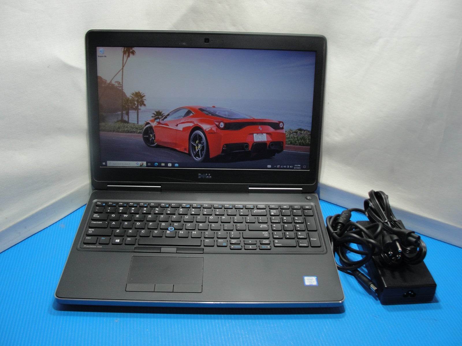 Dell Precision 7520 15.6”FHD i7 6th 2.7GHz 32GB SSD Reset 512GB NV Quadro M2200 - Tested Computer Laptop Parts