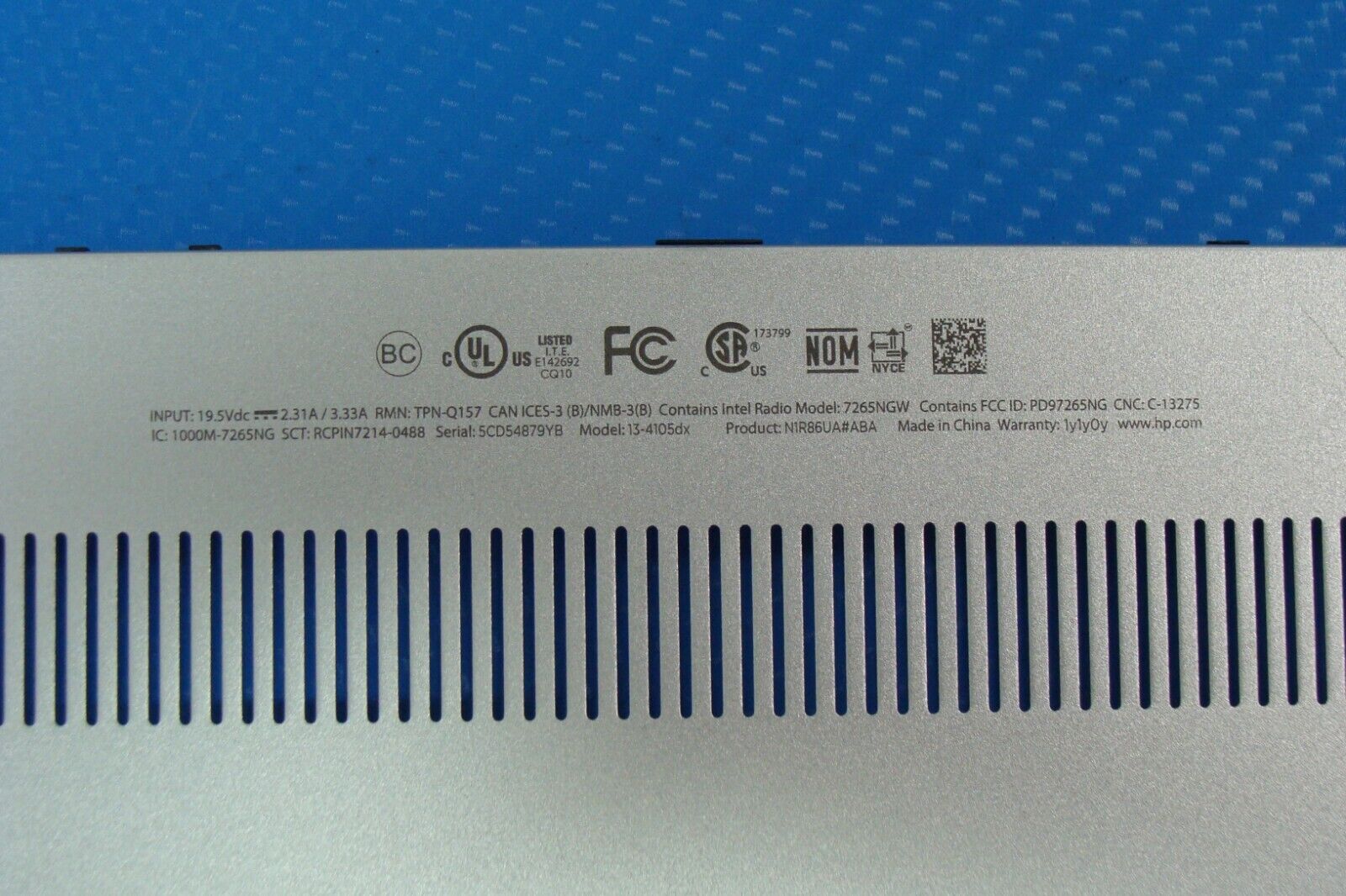 HP Spectre x360 13-4105dx 13.3