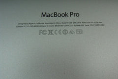 MacBook Pro A1398 15" Mid 2014 MGXA2LL/A Bottom Case Silver 076-00011