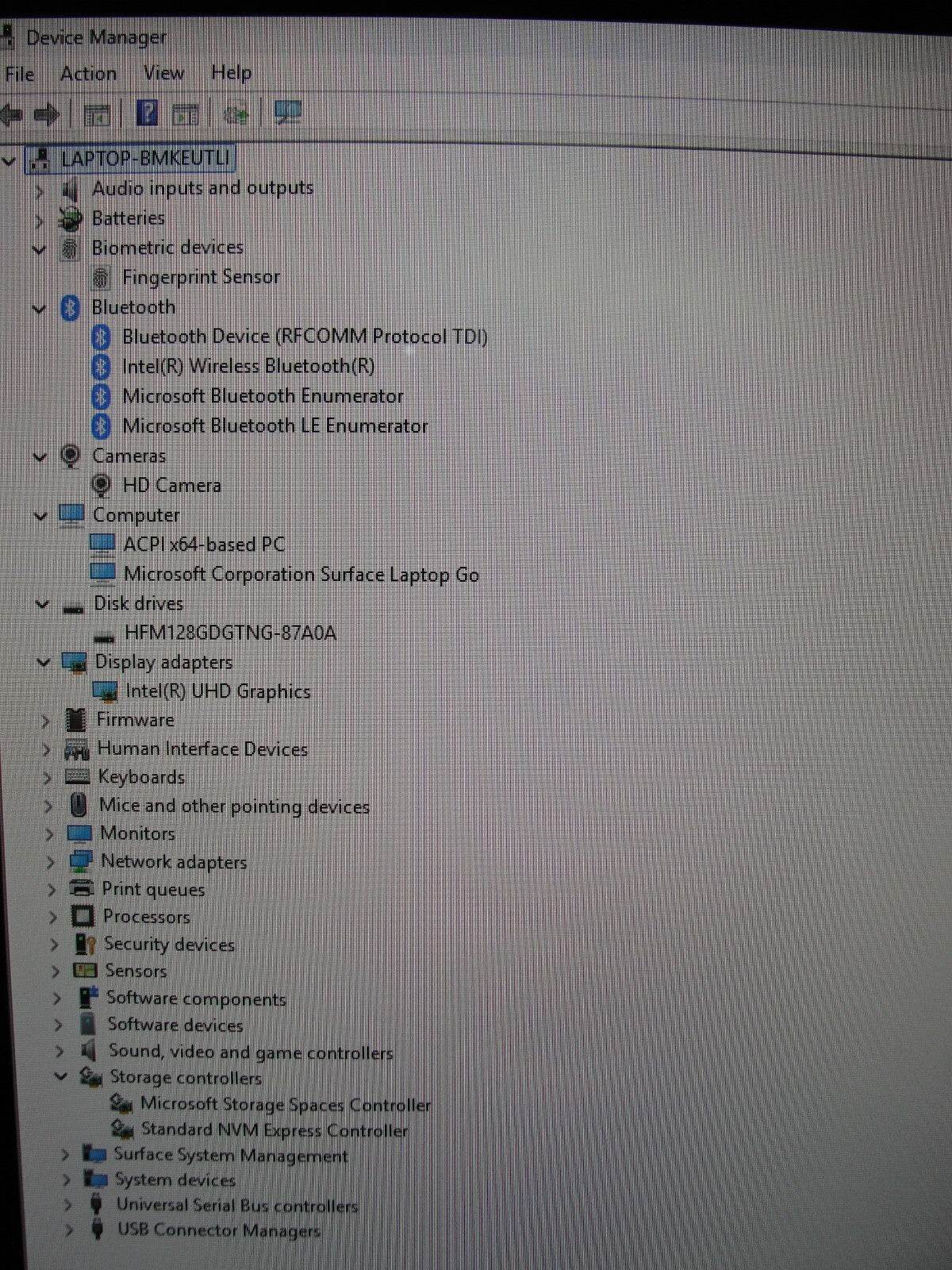 Microsoft Surface laptop Go 1943 12.4” TOUCH HD i5-1035G1 1GHz 8GB 128GB SSD - Tested Computer Laptop Parts