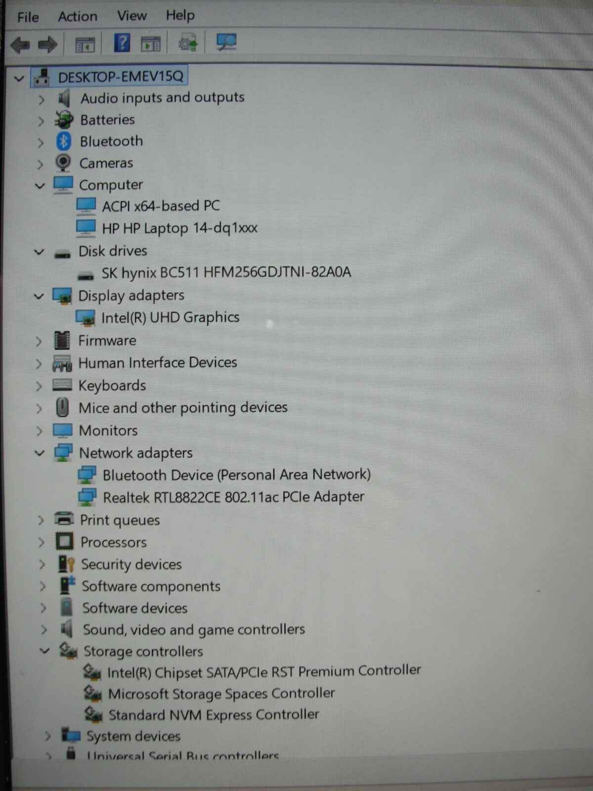 HP 14-DQ1043CL 14” FHD Intel Core i3-1005G1 1.2GHz 8GB 256GB SSD +Charger - Tested Computer Laptop Parts