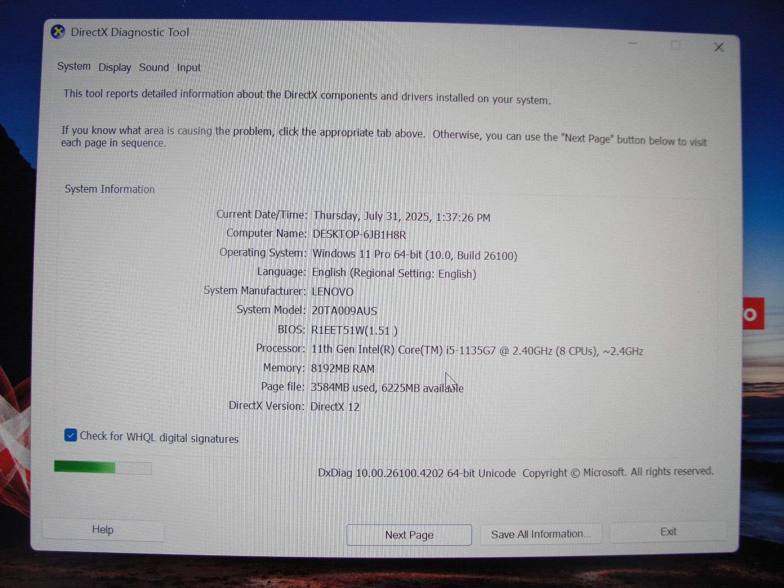 Lenovo ThinkPad E14 Gen2 14”FHD Intel Core i5-1135G7 2.4GHz 8GB SSD Reset 256GB - Tested Computer Laptop Parts