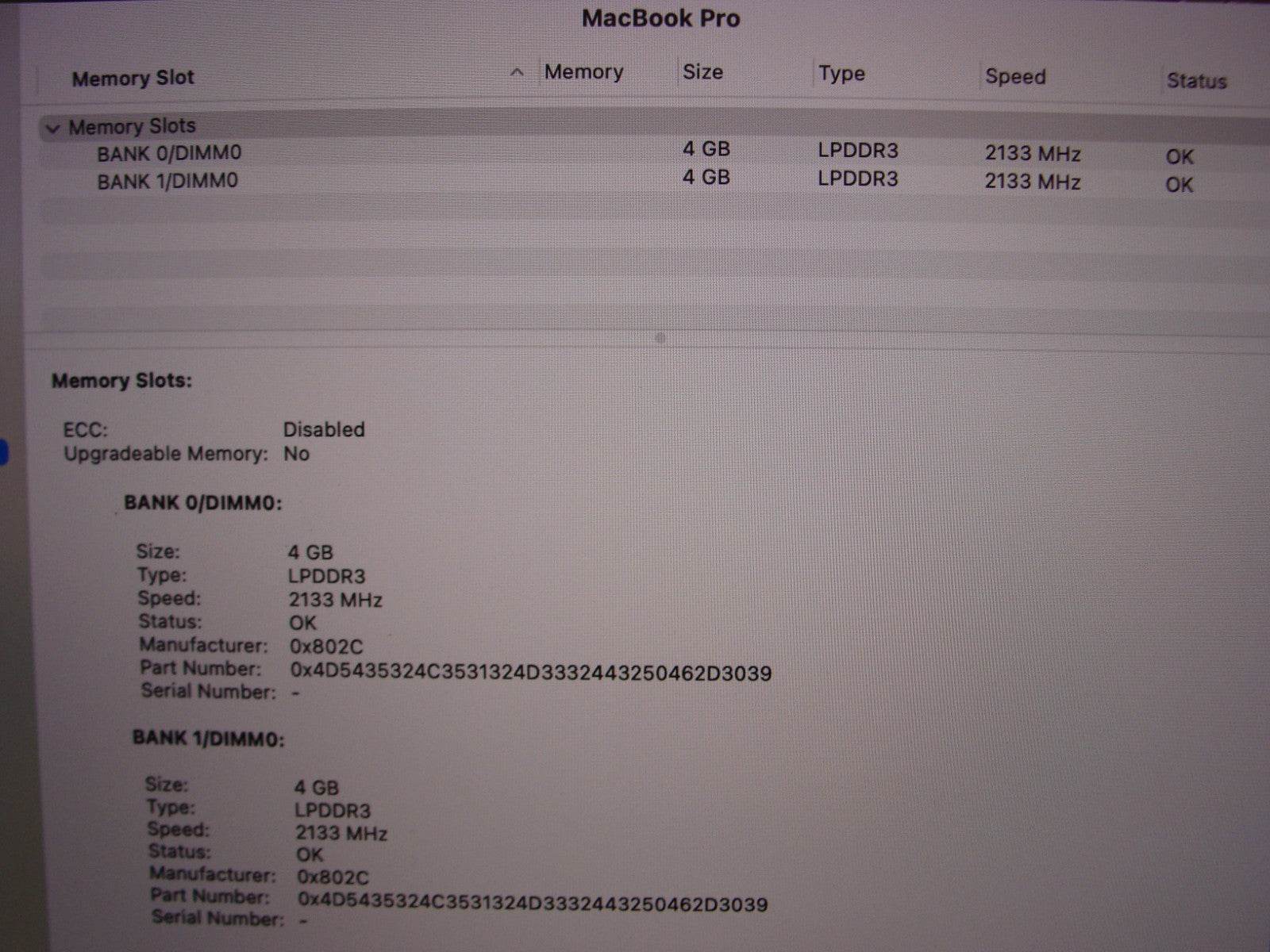 Apple MacBook Pro 13 A1706 Mid-2017 i5-7267U 3.1Ghz 8GB 256GB MPXV2LL/A Silver - Tested Computer Laptop Parts