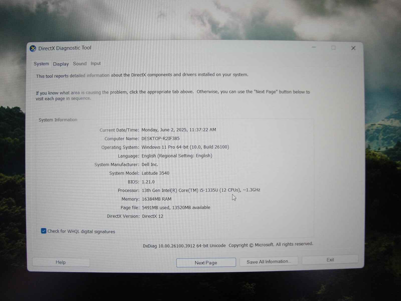 Dell Latitude 3540 15.6” FHD i5-1335U 1.3GHz 16GB 256GB SSD +Charger Warranty - Tested Computer Laptop Parts
